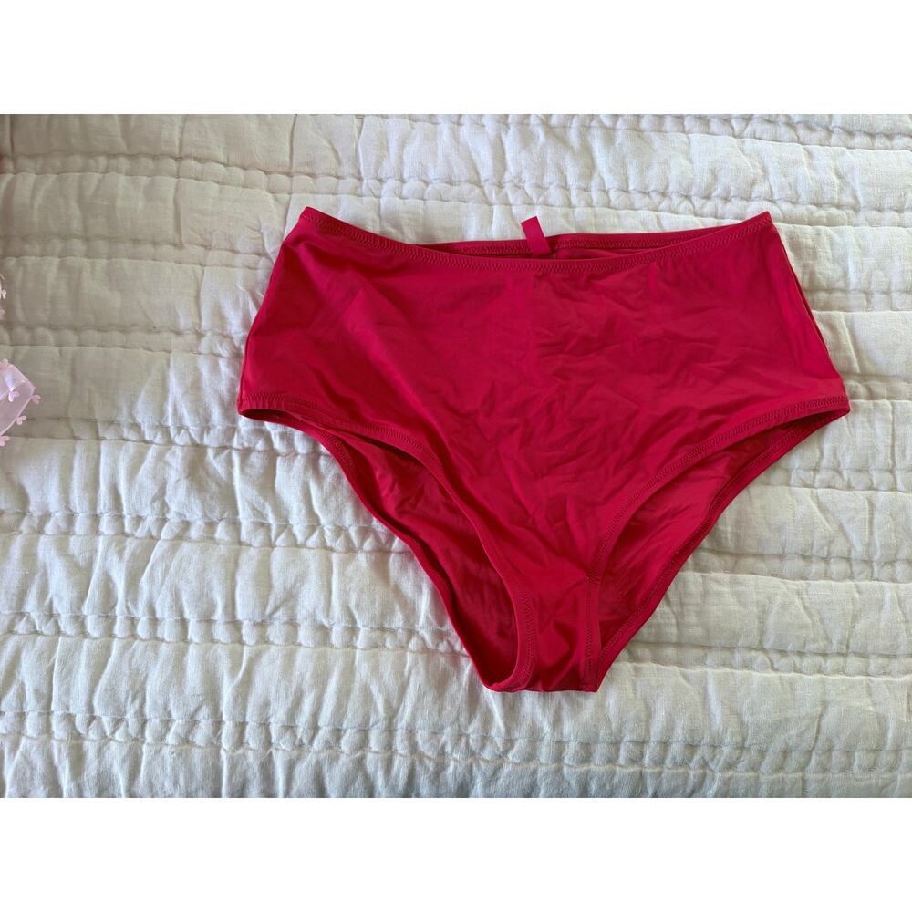 SKIMS Swim Cheeky Bikini Bottom Red Size M